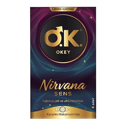 ST22010076 Okey Prezervatif Nirvana Sens 8'li