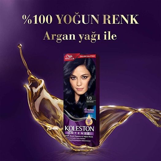 ST23050255 Koleston Intense 1/0 Mavi Siyah 50 Ml Saç Boyası