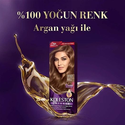 ST23050258 Koleston Intense Saç Boyası 7/17 Buzlu Çikolata 110 Ml