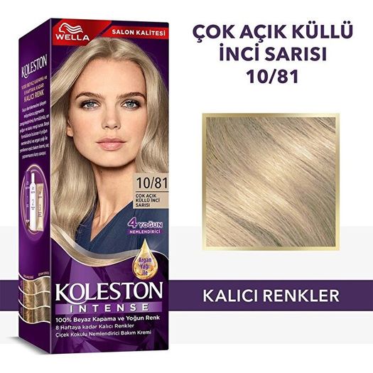ST23050260 Koleston Intense 10/81 Çok Açık Küllü İnci Sarısı 50 Ml Saç Boyası