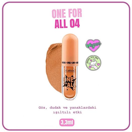 ST24090357 Callista One For All Likit Rich Peach No:04 Göz Farı