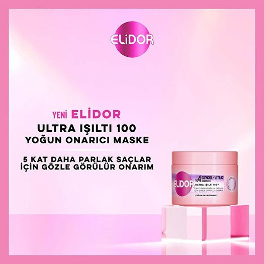 ST24100469 Elidor Yoğun Onarıcı Maske Ultra Işıltı Yoğun Parlaklık 220 Ml