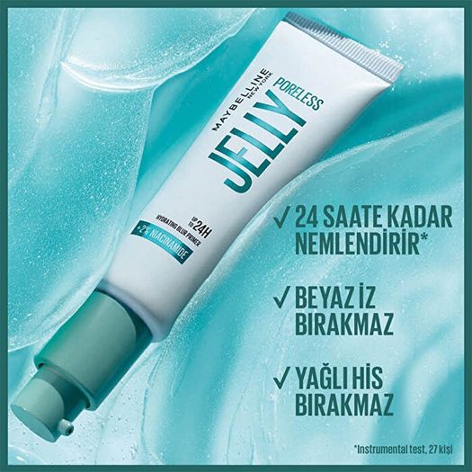 ST25040074 Maybelline New York Poreless Jelly Primer - Gözenek Gizleyici Makyaj Bazı