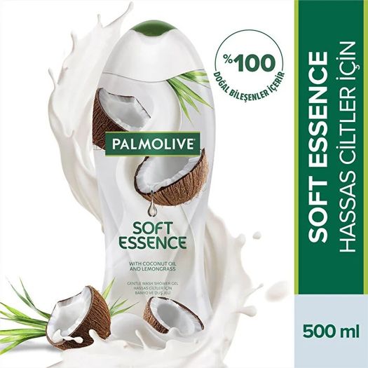 ST25070390 Palmolive Duş Jeli Soft Essence Hindistan Cevizi 500 Ml