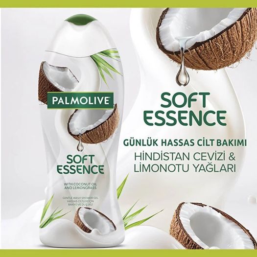 ST25070390 Palmolive Duş Jeli Soft Essence Hindistan Cevizi 500 Ml