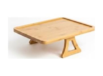 Standart Wood 57855210131072580184975 Koltuk Yan Sehpa Katlanabilir Ayaklı Servis Tepsisi Kahve Çay Sunum Tepsisi Kahvaltı Tepsisi Çok Amaçlı Ev İçi Kullanım Pratik Sehpa Dikdörtgen 15Cm