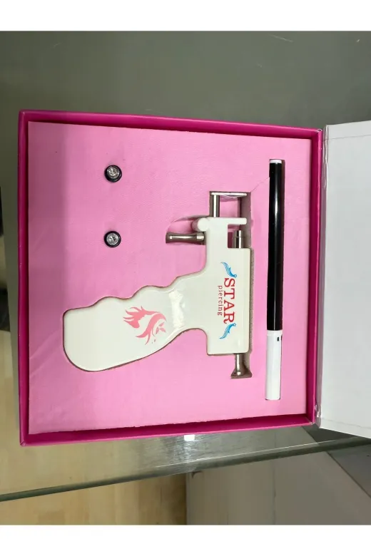 Star kuldeta Kulak Delme Küpe Delici Tabancası