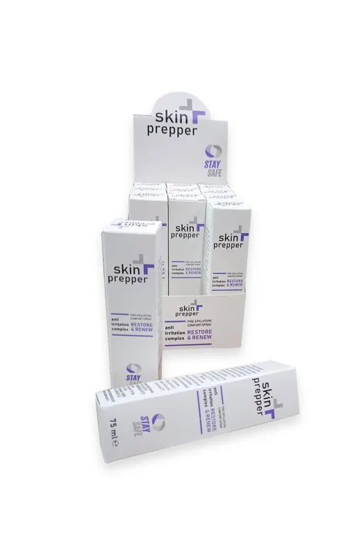 Stay Safe DKmed9639527410178965 Skin Prepper Anestezik Ve Lazer Epilasyon İçin Soğutucu Sprey 12 Adet