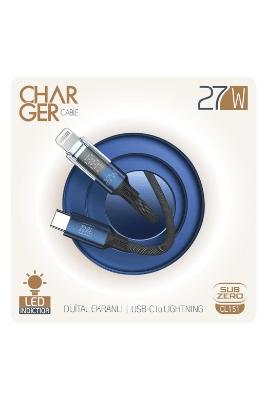 Subzero Cl151 Type-C Lightning 27W Hızlı Iphone Şarj Kablosu