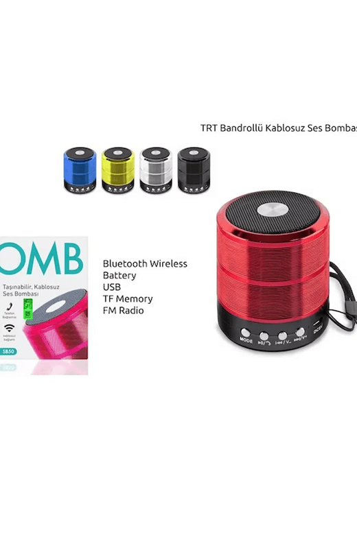 Subzero Sb50 Sound Bomb Çoklu Bağlantılı Kablosuz Mini Hoparlör