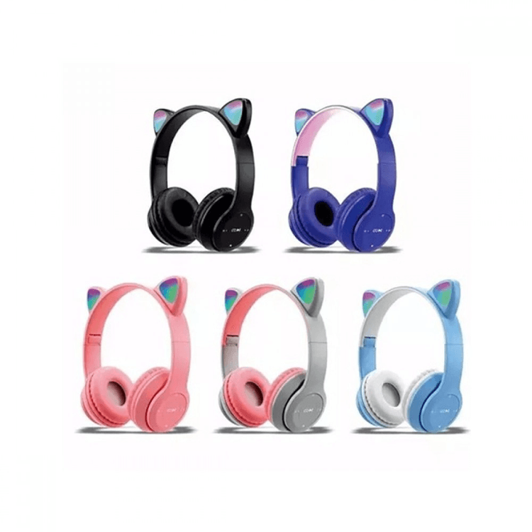Subzero Sw88 Renkli Kedicik Kulaklı Katlanabilir Bluetooth Kulaklık Uyumlu