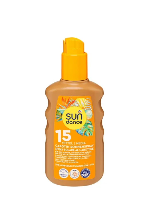 SUNDANCE 1020350450 Sun Dance Güneş Koruyucu Sprey Spf 15 Karoten, 200 Ml