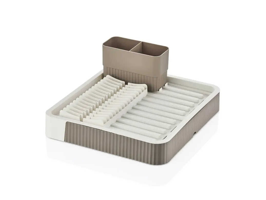 SÜRGÜLÜ  BULAŞIKLIK PLASTİK  32.5CM X 35.5CM - 51.5 X 35.5CM - GRİ RENK (4745)