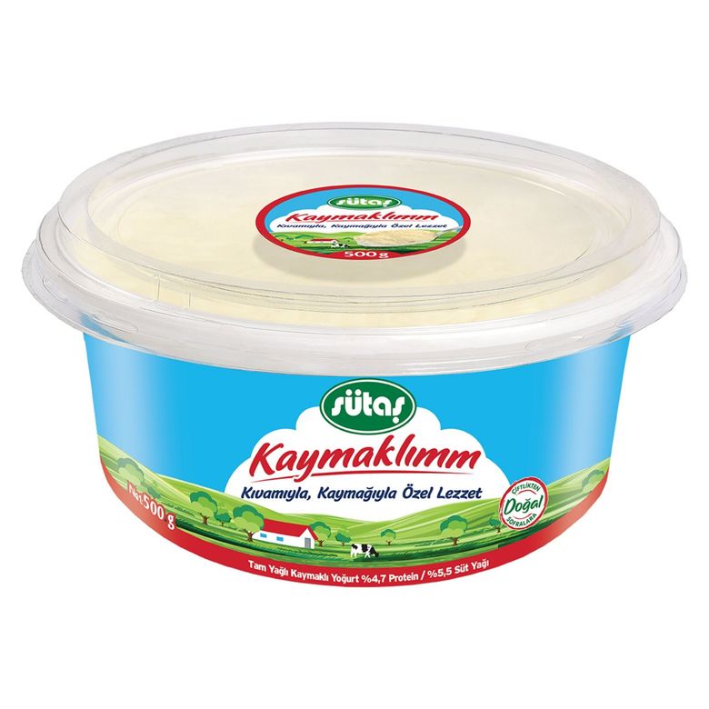 sütaş02154 Sütaş Kaymaklım Yoğurt 500 G