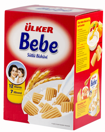 Sütlü Bebe Bisküvisi 800GR