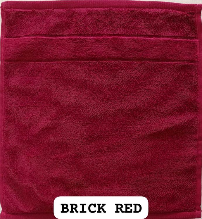 Svv Border Kalın & Yumuşak Mutfak Havlusu 33x33 - Brick Red