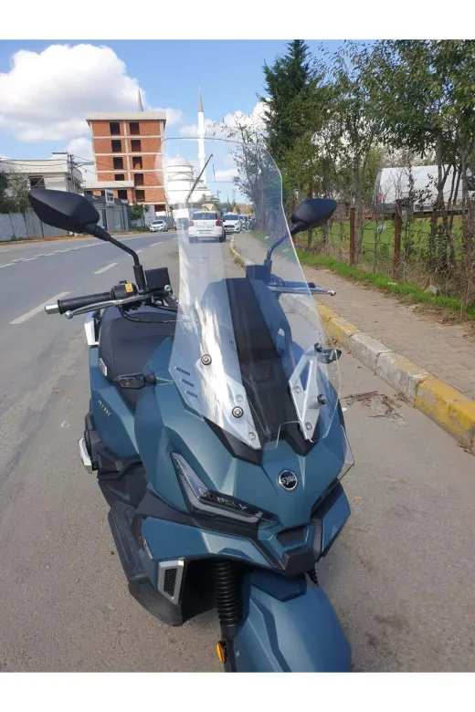 SYM Adx 125 Ön Cam 2023-2026 Model 70cm Şeffaf Renkli 4mm