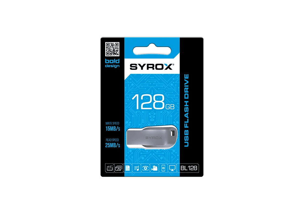 Syrox Bl128 Bold Design 128Gb Usb Bellek - Usb Flash Drive