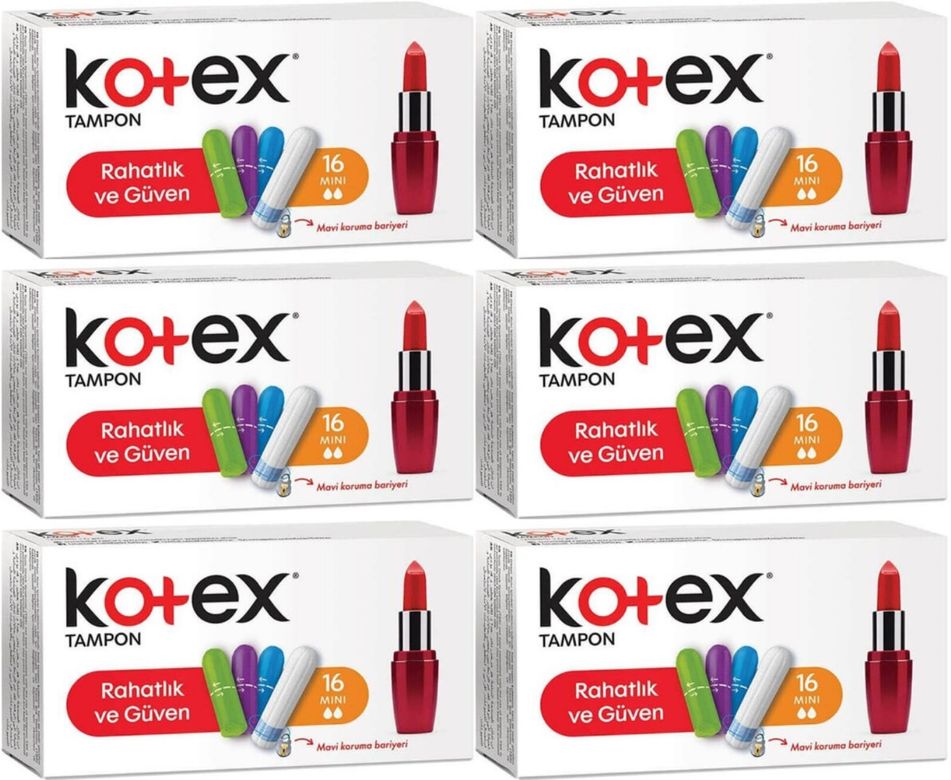 Tampon Mini 96 Lı Set (6PK*16)