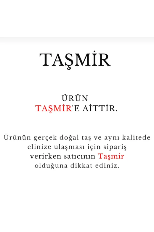 Taş-Mir tasmirkehribardizi Gerçek Damla Kehribar Dizi 6 Mm