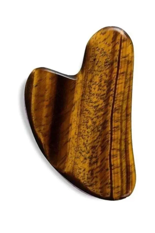 Taş-Mir tasmirkgozu1888890 Kaplan Gözü Doğal Taş Gua Sha Yüz Masaj Taşı
