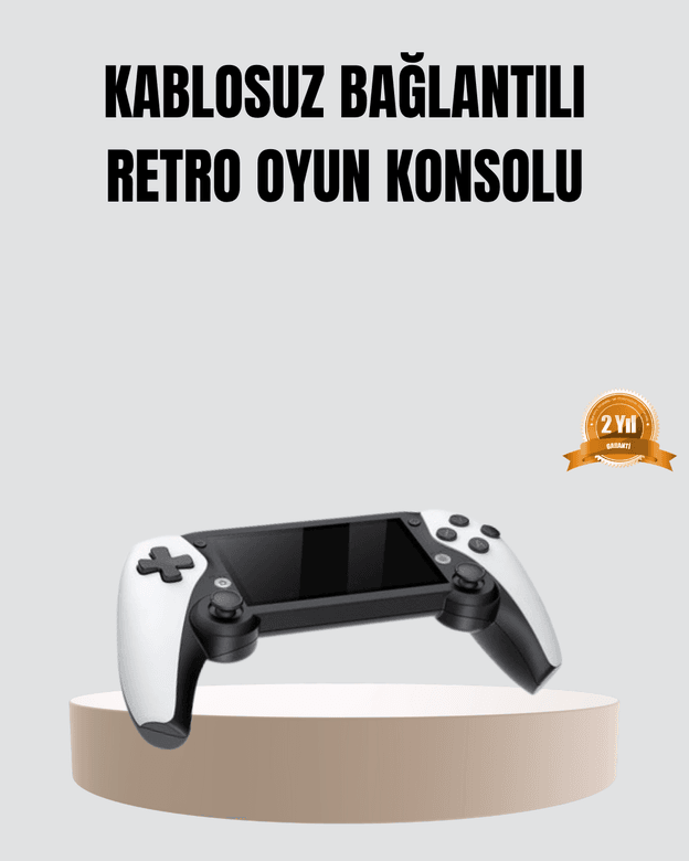 Taşınabilir El Konsolu – 4.3 İnç TFT Ekran, 64 GB Dahili Oyun Hafızalı