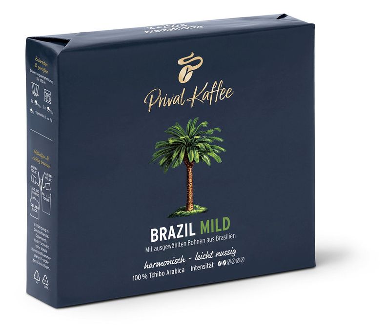 Tchibo 535422 Privat Kaffee Brazil Mild Öğütülmüş Filtre Kahve 500 G