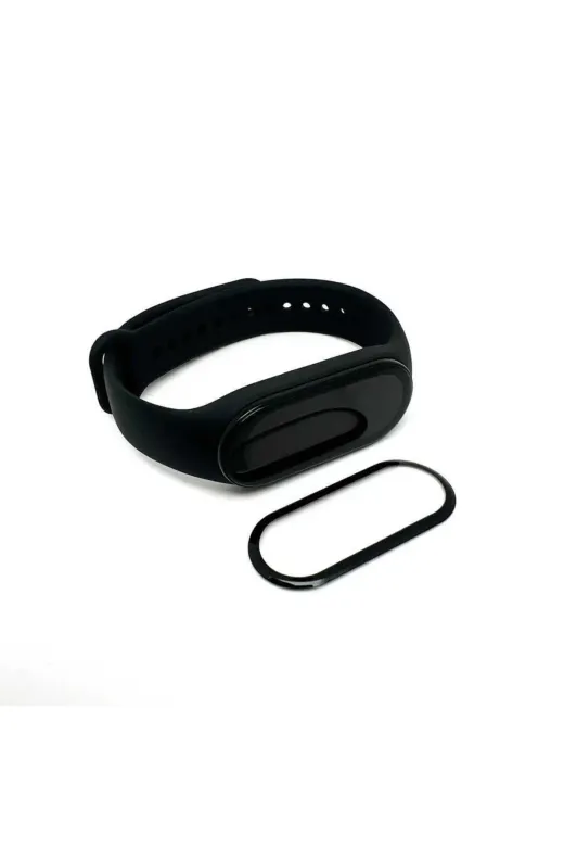 Techaks 56AÖ-8680436587386 Xiaomi Mi Band 7 Ekran Koruyucu Darbeye Dayanıklı Ppma Kırılmaz Cam