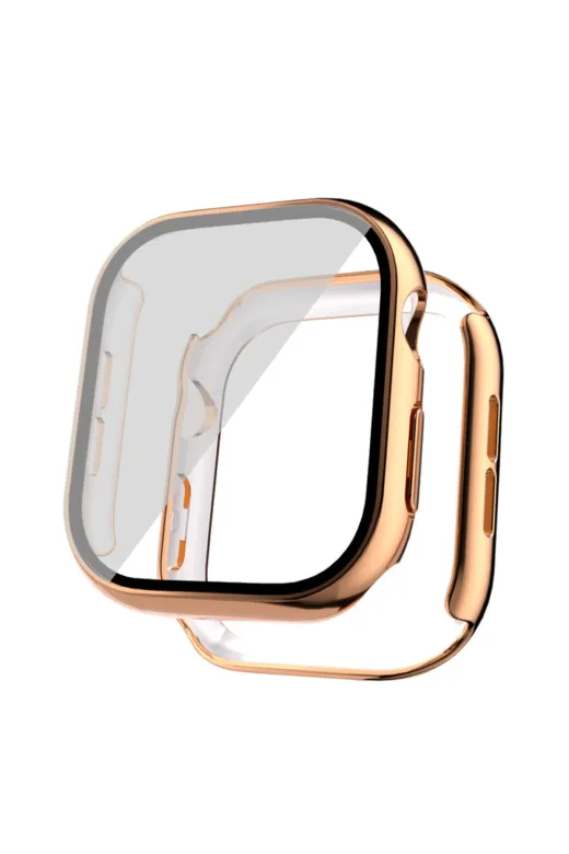 Techaks T34196-TCHS Watch 10 46Mm Sert Pc Kasa Electroplatink Çerçeveli Ekran Koruyucu Watch Gard 36 Tchs - Rose Gold