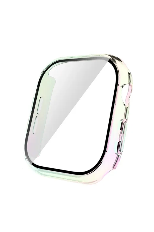 Techaks T34196-TCHS Watch 10 46Mm Sert Pc Kasa Electroplatink Çerçeveli Ekran Koruyucu Watch Gard 36 Tchs - Colorful