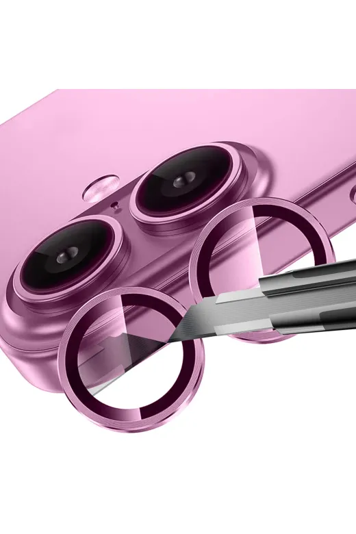 Techaks T38299-TCHS Iphone 16 Plus Tchs Mikro Kamera Lens Koruyucu - Yeşil