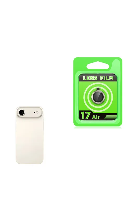 Techaks T38745-TCHS Iphone 17 Air Zore Cl-07 Kamera Lens Koruyucu - Mavi
