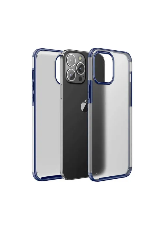 Techaks TCHS-18685 Iphone 13 Pro Uyumlu Zore Volks Kılıf-Lacivert
