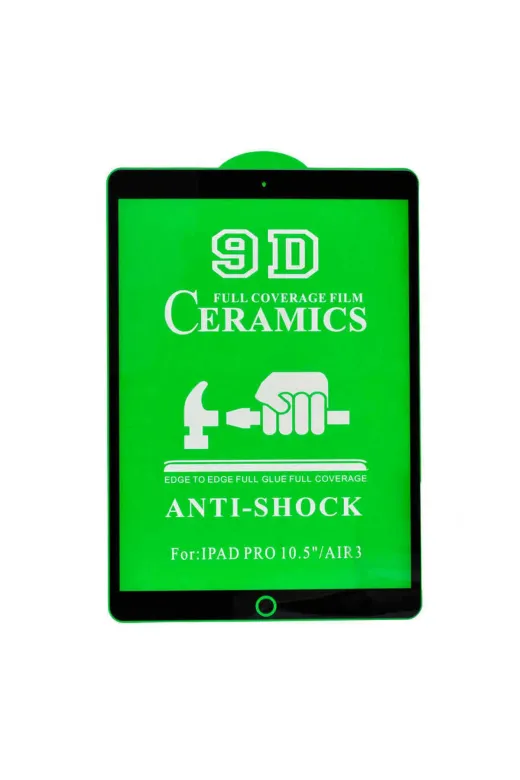 Techaks TCHS15934 Ipad Pro 10.5 (7.nesil) Uyumlu Zore Tablet Seramik Ekran Koruyucu-Siyah