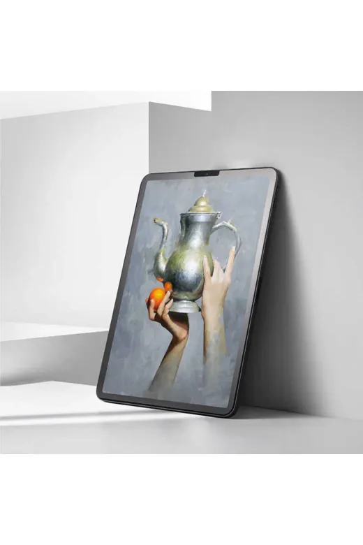 Techaks TCHS25015 Ipad Pro 12.9 2022 M2 Uyumlu Zore Paper-Like Ekran Koruyucu-Renksiz