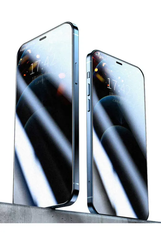 Techaks TCHS25890 Iphone 14 Pro Uyumlu Zore Rika Premium Privacy Temperli Cam Ekran Koruyucu