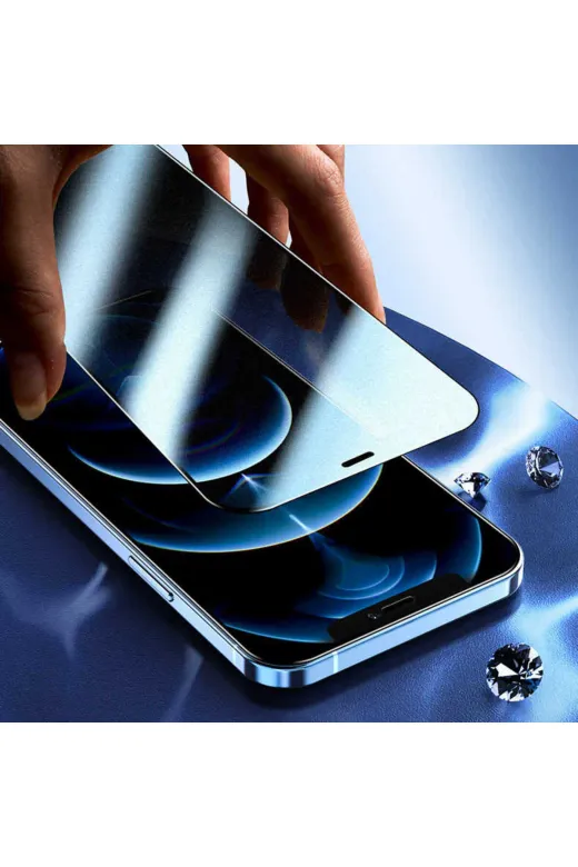 Techaks TCHS25890 Iphone 14 Pro Uyumlu Zore Rika Premium Privacy Temperli Cam Ekran Koruyucu