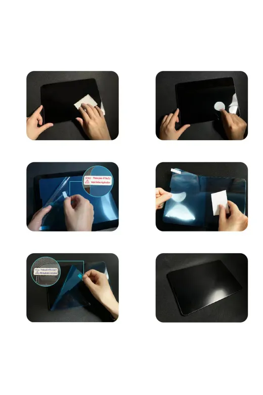 Techaks TCHS26062 Ipad Pro 12.9 2020 (4.nesil) Kağıt Hisli Mat Uyumlu Davin Paper Like Tablet Ekran Koruyucu-Renksiz