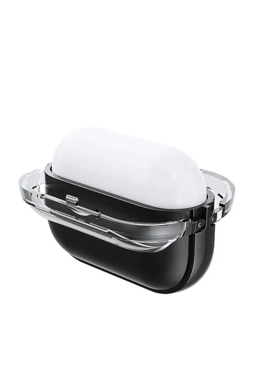 Techaks TCHS31755 Air-Pods Pro Zore Airbag 36 Darbelere Karşı Dayanıklı Kılıf-Siyah