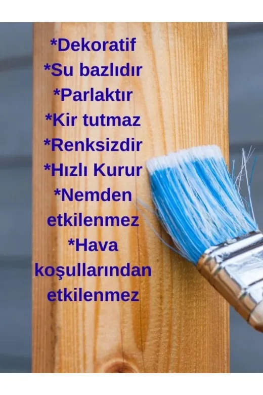 teekno 232323tek Tek Boya Parlak Su Bazlı Çok Amaçlı Taş Ve Ahşap Verniği 0.75 Lt Şeffaf-Kokusuz Şeffaf Vernik