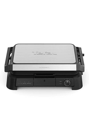 TEFAL 1129990gh Supergrill 3In1 Xl 8 Porsiyon Kapasiteli 2200 Watt Barbekü Izgara Ve Tost Makinesi - Inox