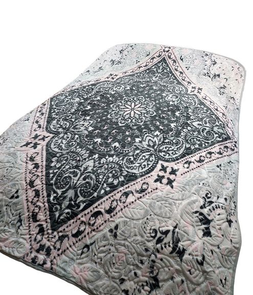 Tek Kişilik Vizon Battaniye (155x215)-Rumba Gri