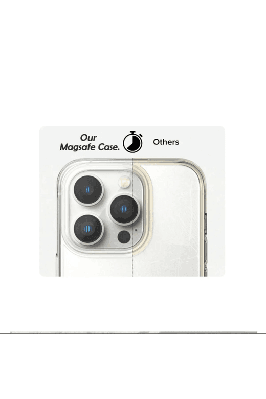 Tekno Dünya dsa546f4a Iphone 11 Pro Max Magsafe Wireless Uyumlu Kılıf Köşe Korumalı Darbe Emici Şeffaf Sert Silikon