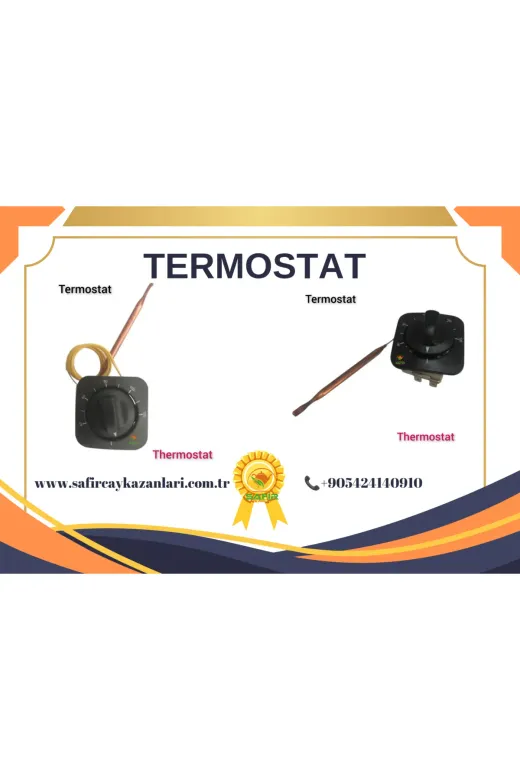 TERMOSTAT SAFİR Termostat Çay Makinesi Termostatı Çay Semaveri Termostatı Tipi Termostat Safir