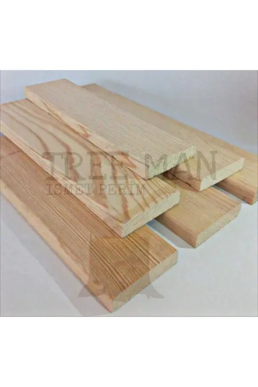 TREE MAN İSMET PERİM 2x7x100c5a 2X7X100 Cm 5 Adet Silinmiş Çam Ahşap Çita Taslak Tahta Kereste Çit