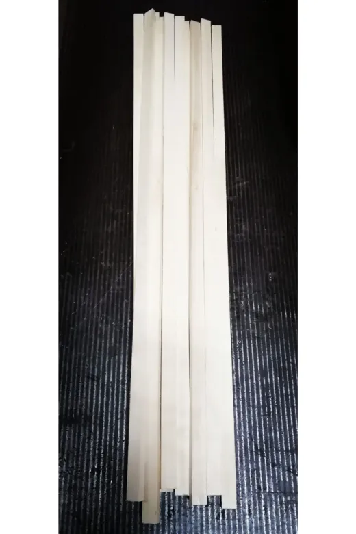 TREE MAN İSMET PERİM kavak004 Beyaz Ahşap Çıta 20Mmx10Mmx100Cm 10 Adet