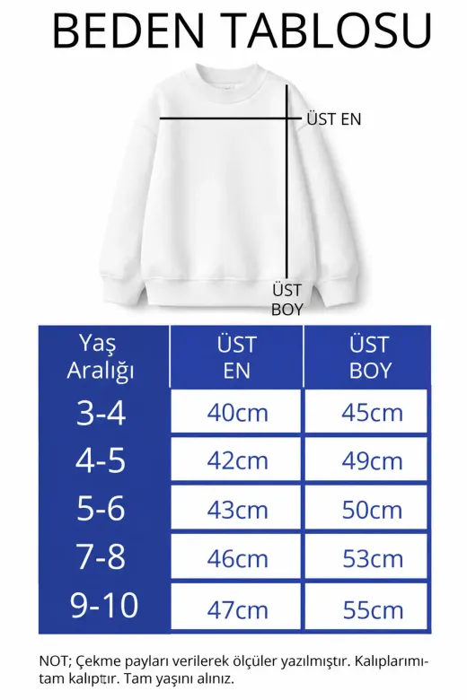 Trend Çocuk Kız Model Tam Kalıp Oversize Capy fun Tasarım 2 İplik Pamuğa Pamuk Kumaş Sweatshirt 43