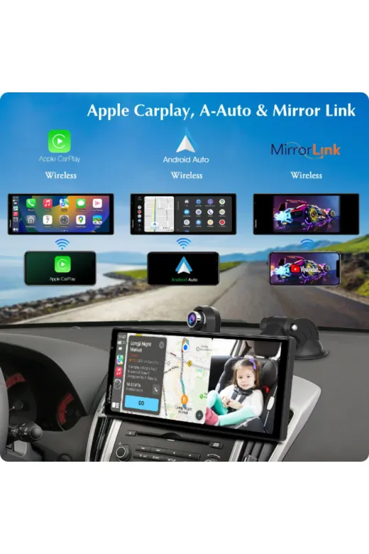 TTT TYC7D47AE8CF33BB6B8FE6500 Çift Lens Kameralı Apple Ve Android Carplay