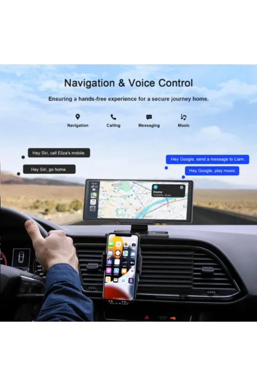TTT TYC7D47AE8CF33BB6B8FE6500 Çift Lens Kameralı Apple Ve Android Carplay