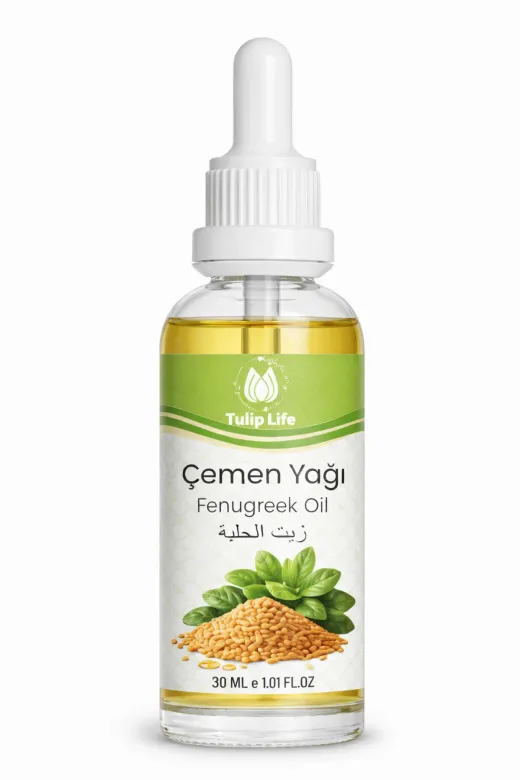 tulip life çemen30 Natural & Pure Çemen Yağı 30 Ml
